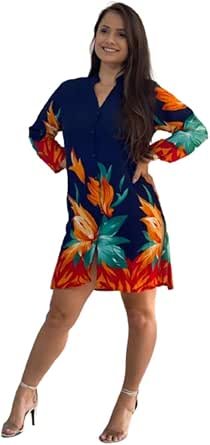 Blusa Feminina Túnica Camisa Saida Praia Verão Moda Indiana