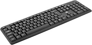 Teclado Preto 0014 Bright CX 1 UN com fio e USB