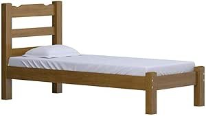 Cama Solteiro Madeira Maciça Nemargi Tauari