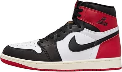 Nike Tênis masculino Air Jordan 1 Retro High OG, Bico preto, 42